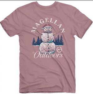 Magellan Outdoors Women's Snowman T-shirt -NWT
